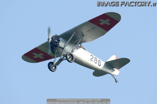 2014-09-06 Payerne Air14 0173 Dewoitine D-26 286